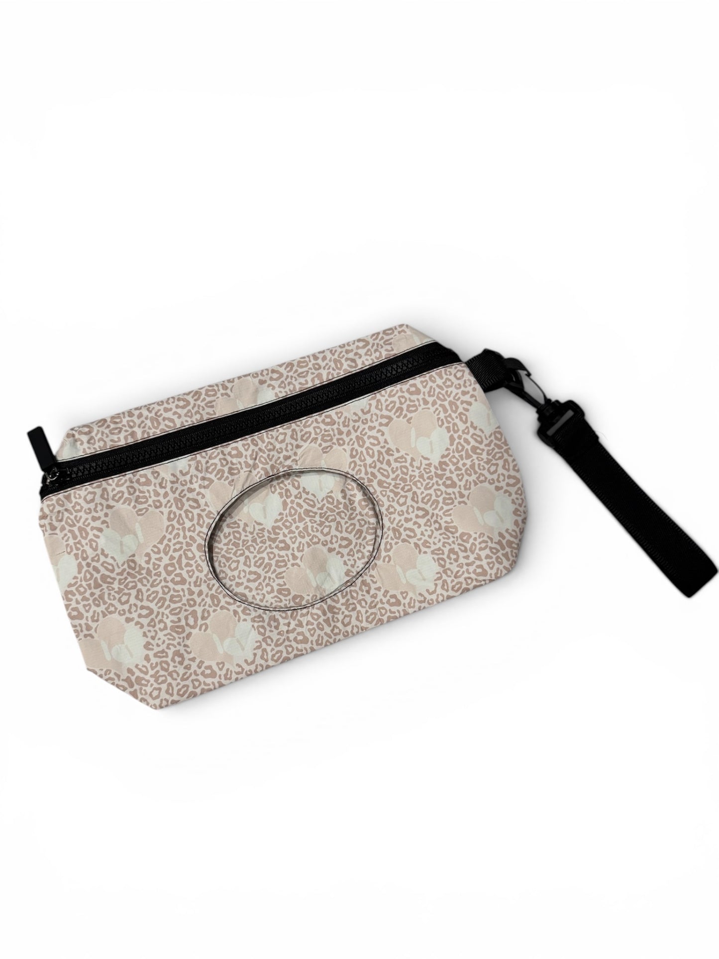 Tyvek Diaper Clutch Anthurium Cheetah