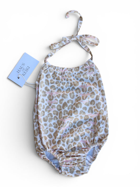 Cheetah Iwa Halter Romper