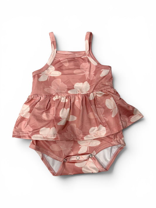 Paisley Romper Pink Ginger
