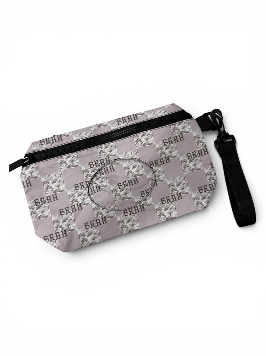 Tyvek Diaper Clutch Checkered Brah