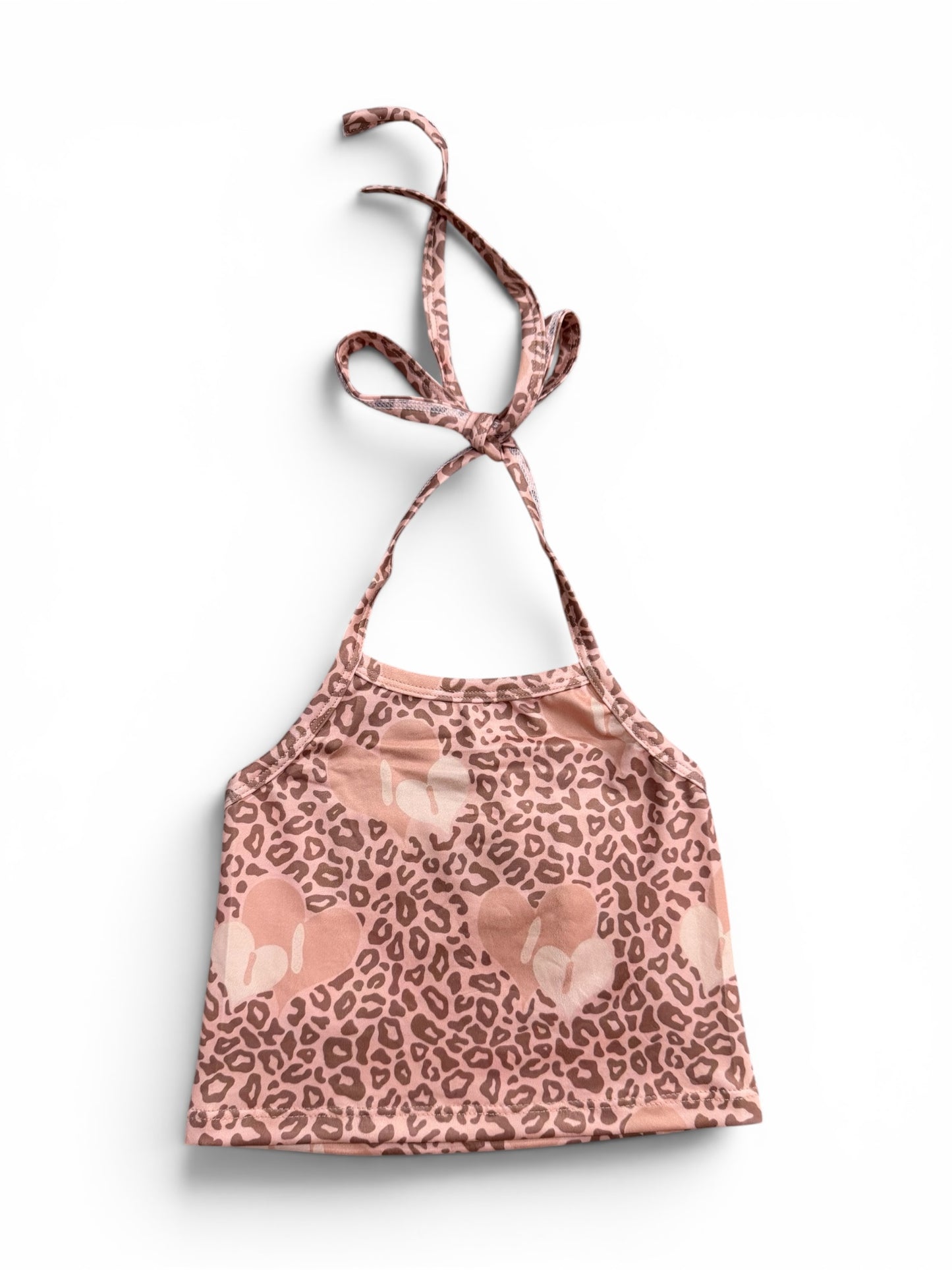 Halter top in Anthurium Cheetah
