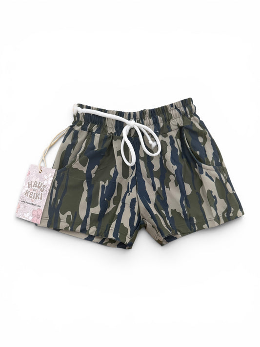 Hunting Camo Boys Swim Shorts