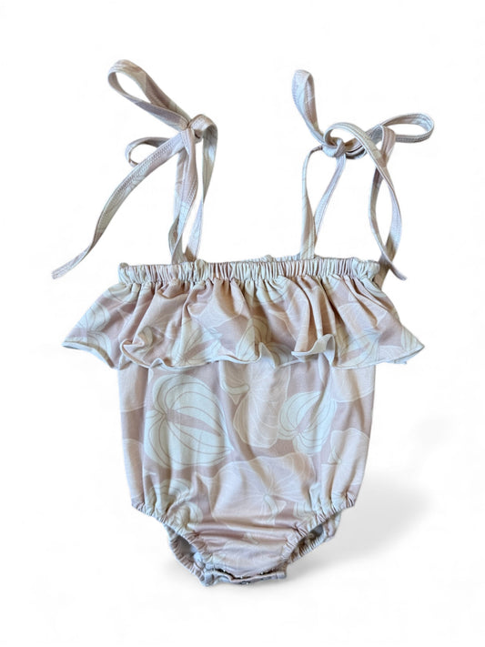Anthurium Ruffle Romper